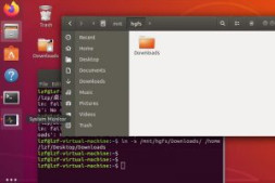 Ubuntu在桌面创建文件夹快捷方式以及ln命令介绍